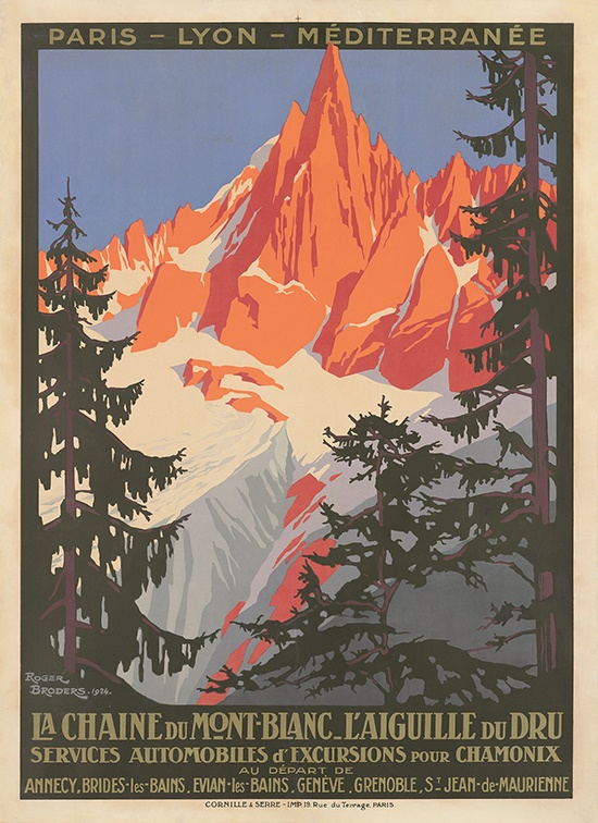 ROGER BRODERS (1883-1953) | LA CHAINE DU MONT-BLANC | Sold for £6,250 + fees